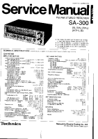 Technics - SA-300 - Service manual 